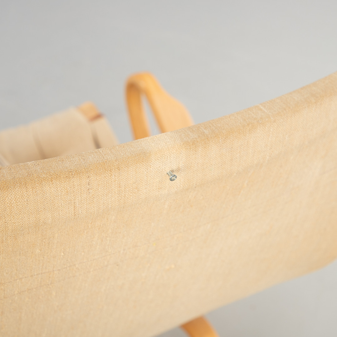 BRUNO MATTHSON. Dux. Sessel mit Hocker,