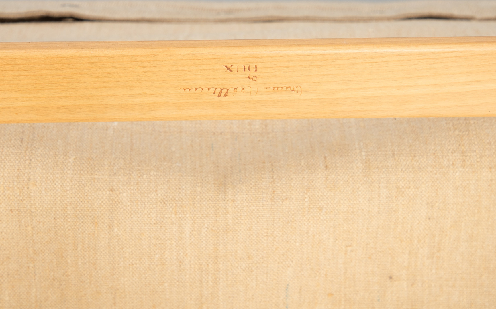 BRUNO MATTHSON. Dux. Sessel mit Hocker,