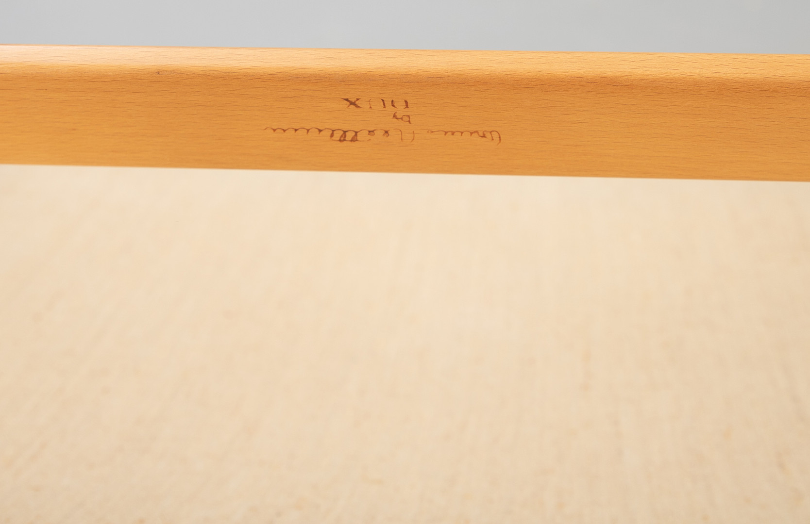 BRUNO MATTHSON. Dux. Sessel mit Hocker,