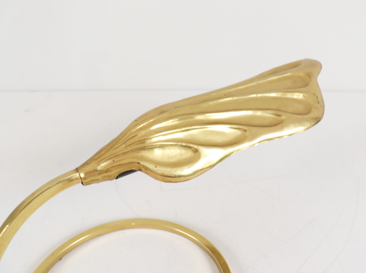 TOMMASO BARBI. Skulpturale Tischlampe/Tischleuchte von Tommaso Barbi für Bottega Gadda, Italien, 1970er Jahre.