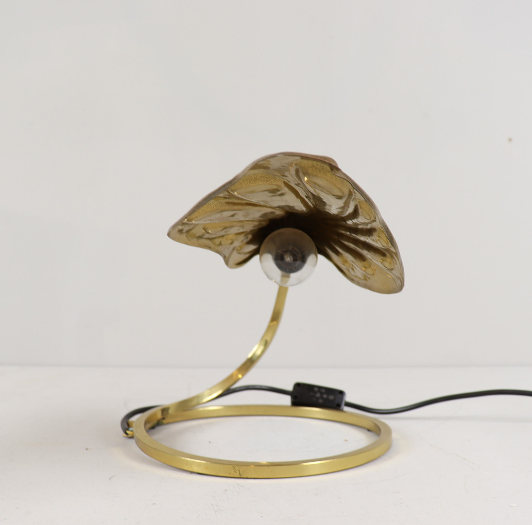 TOMMASO BARBI. Skulpturale Tischlampe/Tischleuchte von Tommaso Barbi für Bottega Gadda, Italien, 1970er Jahre.