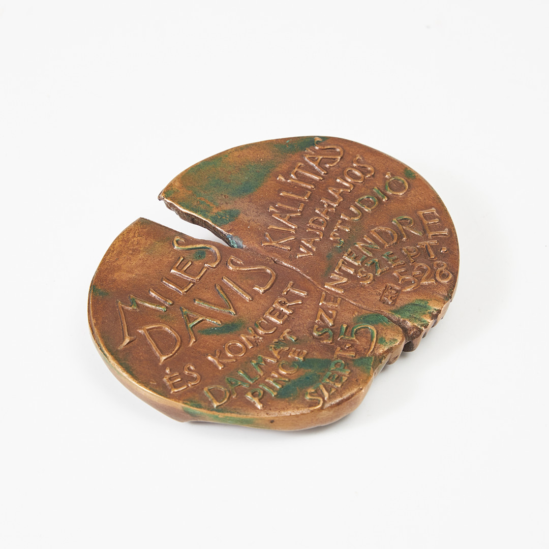 ASSZONYI TAMÁS. brons, relief, med texten