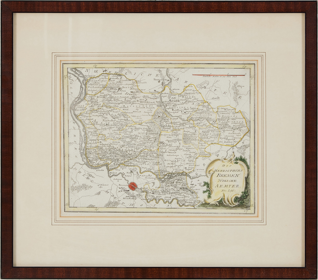 KARTA ÖVER BREMEN av REILLY, CA 1790.