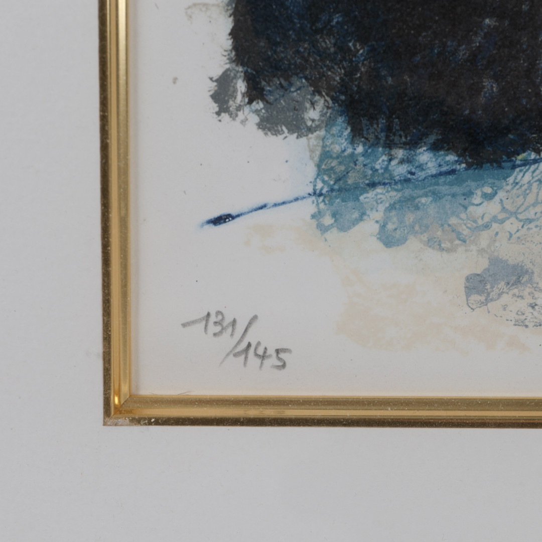 THÉO TOBIASSE. Färglitografi, 