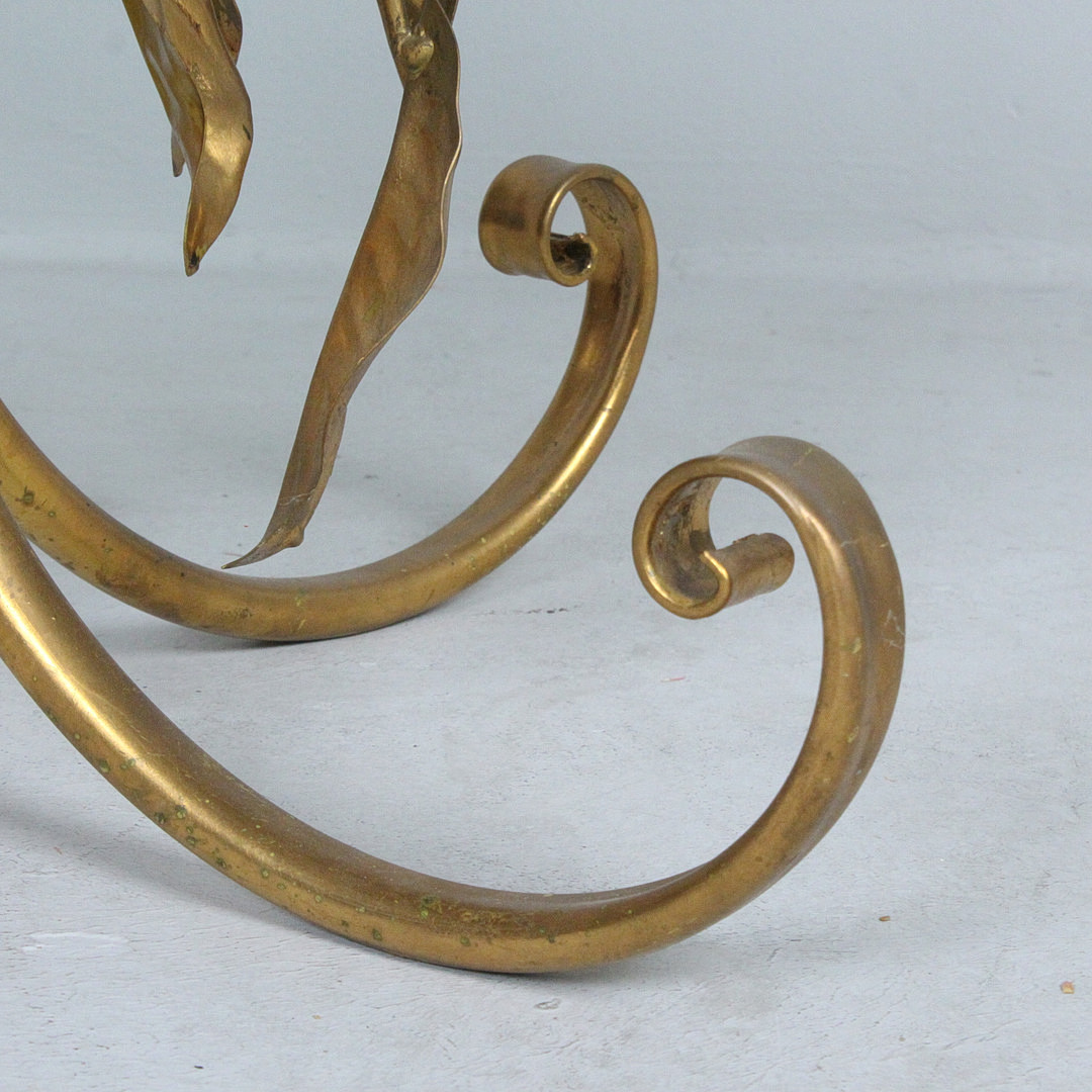 HANS KÖGL. Floraler Couchtisch / Coffeetable, Deutschland, 1960er Jahre.