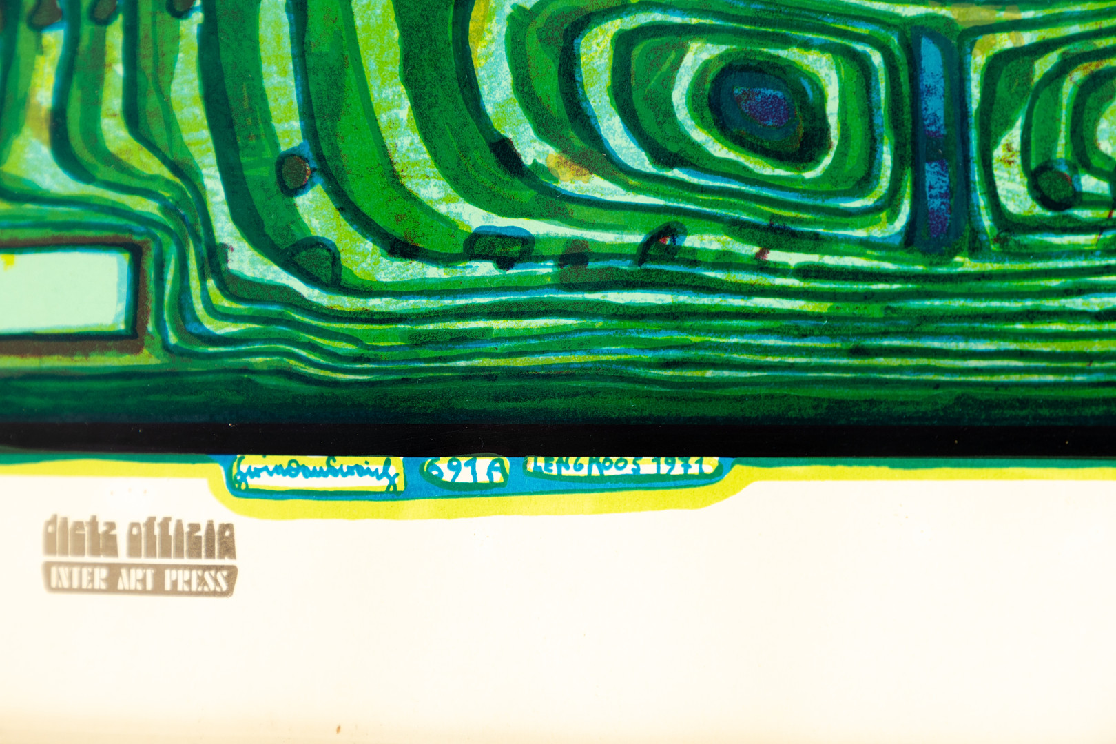 FRIEDENSREICH HUNDERTWASSER (1928-2000). Irinaland über dem Balkan.