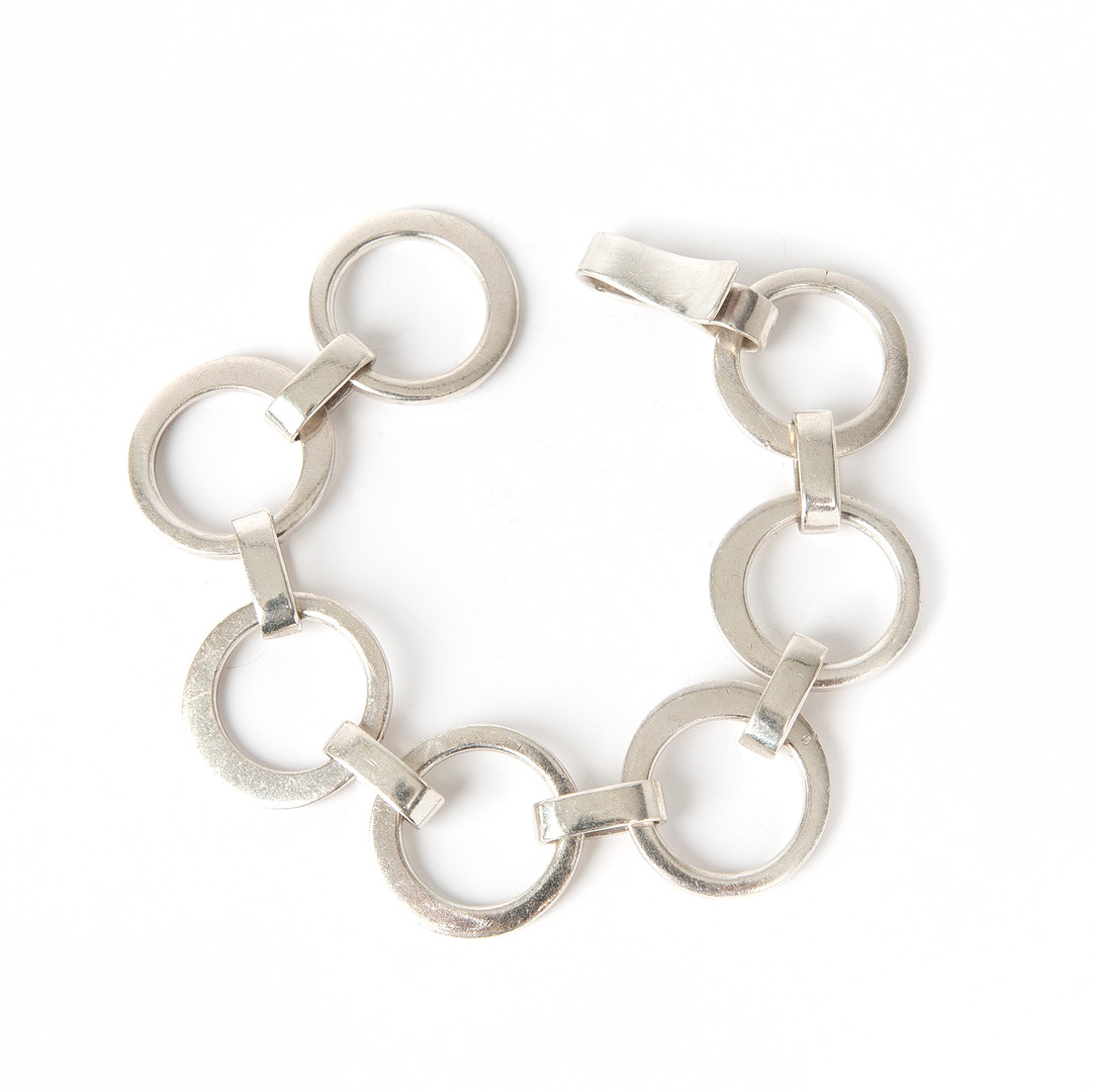 SVEN-ERIK HÖGBERG, armlänk, silver, Göteborg, 1968.
