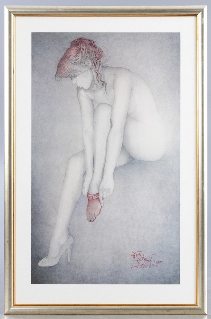 WOLFGANG FRATZSCHER (1944-2009). Roter Strumpf.