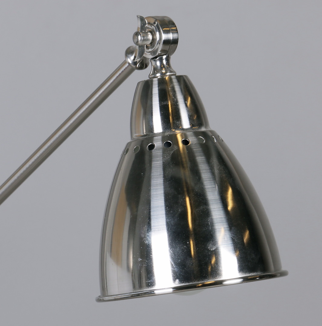 Bilder för 439521. GOLVLAMPA, borstat stål, "Barometer", Ikea, samtida