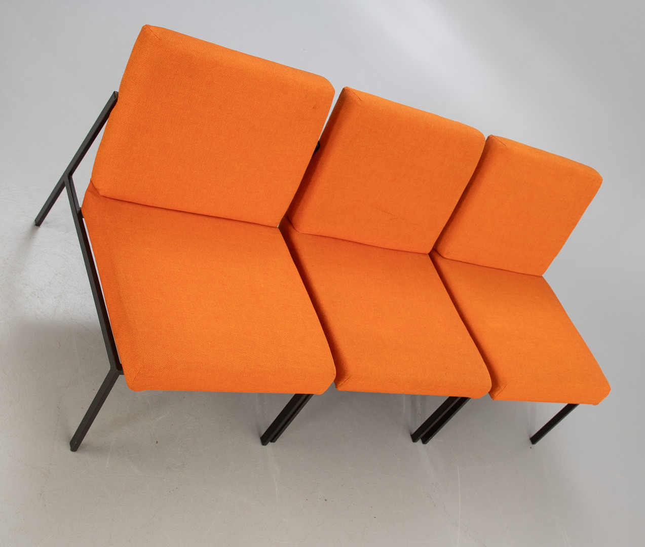 4 Modul-Sessel, wohl Deutschland, 1960-1970er Jahre (4).