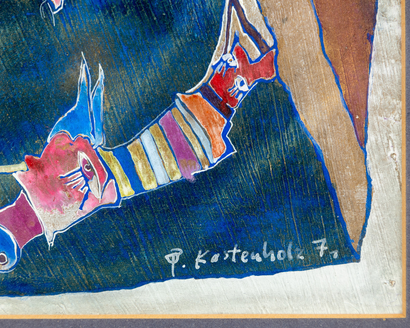 BERND KASTENHOLZ (GEB. 1943). Streifenparade.
