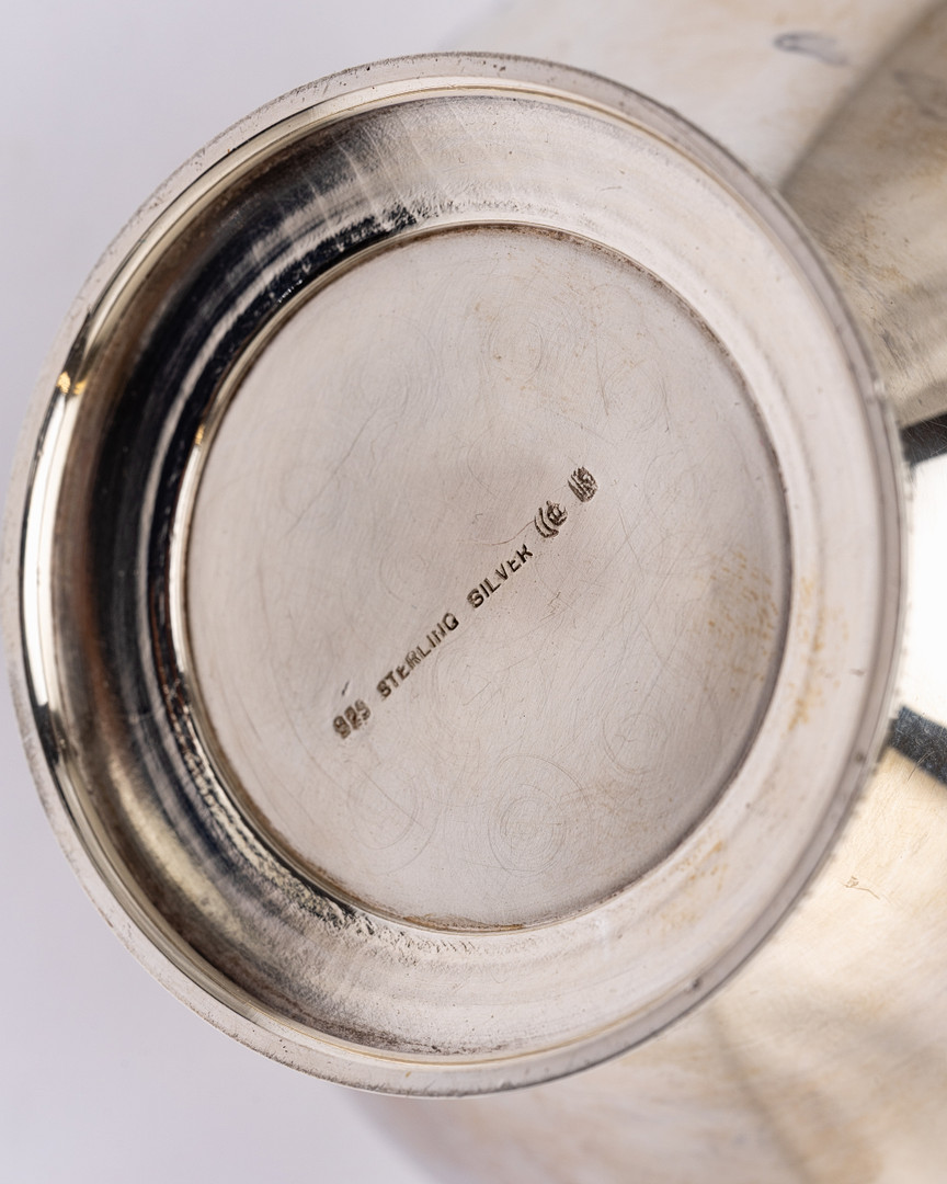 Kleine Wein-Kanne, Sterling Silber, Deutschland, 2. Hälfte 20. Jh.