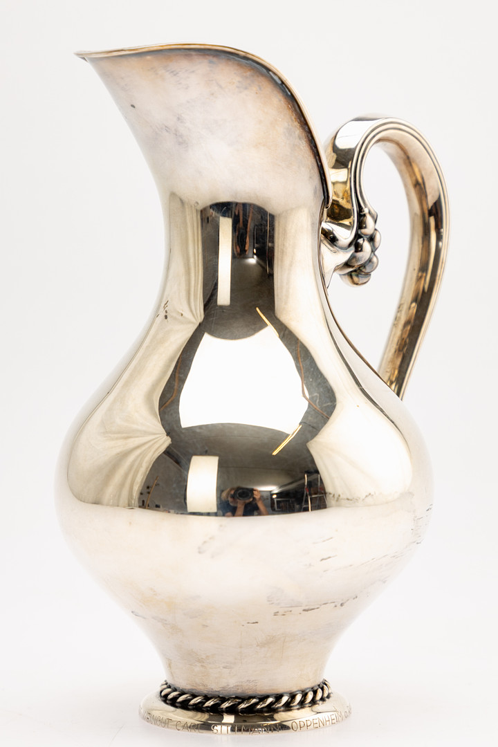 Kleine Wein-Kanne, Sterling Silber, Deutschland, 2. Hälfte 20. Jh.
