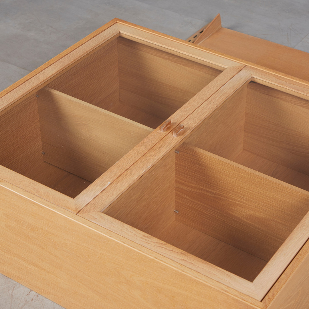 KAI KRISTIANSEN. für FM Furniture, Regalsystem, Teak, 1960er Jahre, Dänemark (12).
