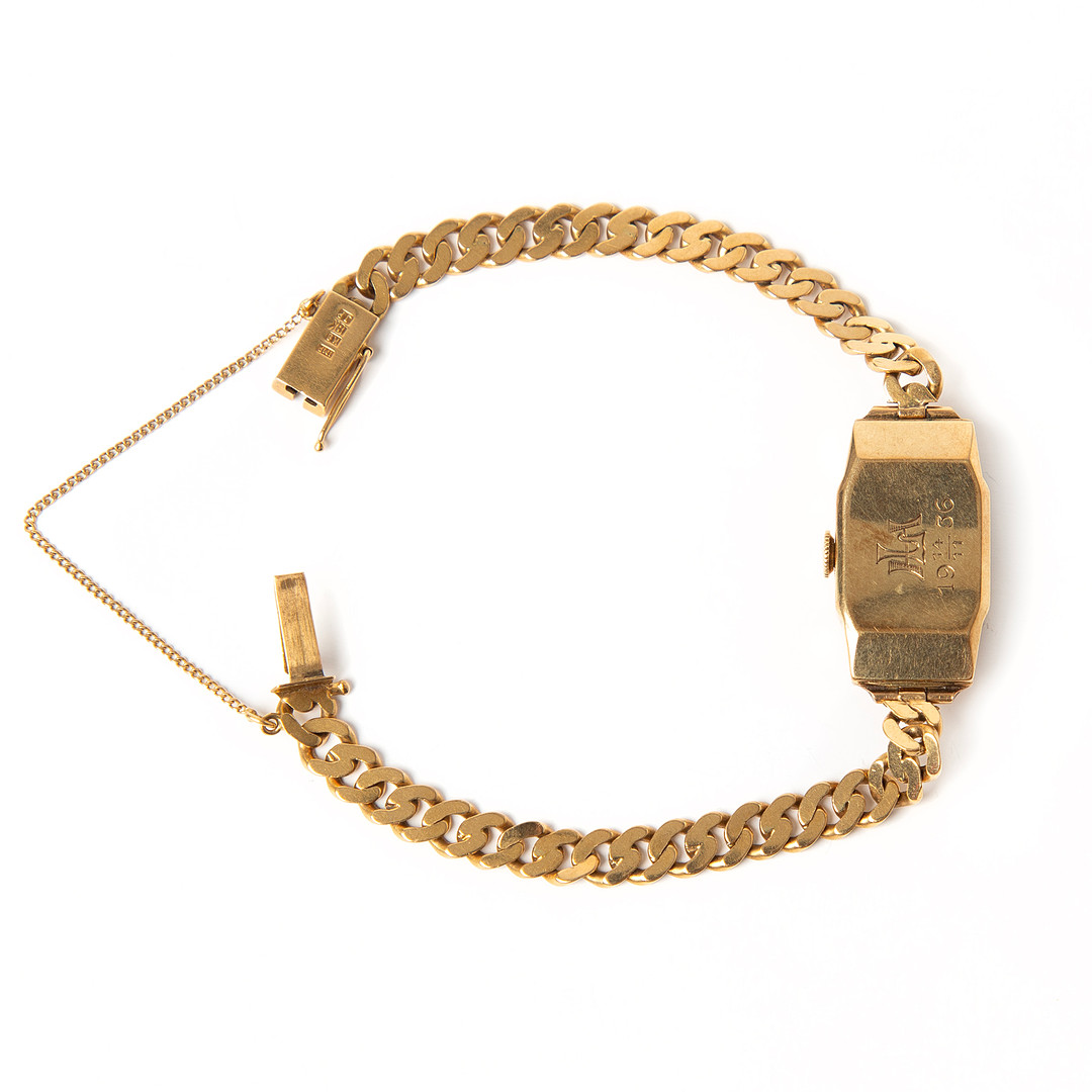 OMEGA, armbandsur, 14K guld, 1930-tal.