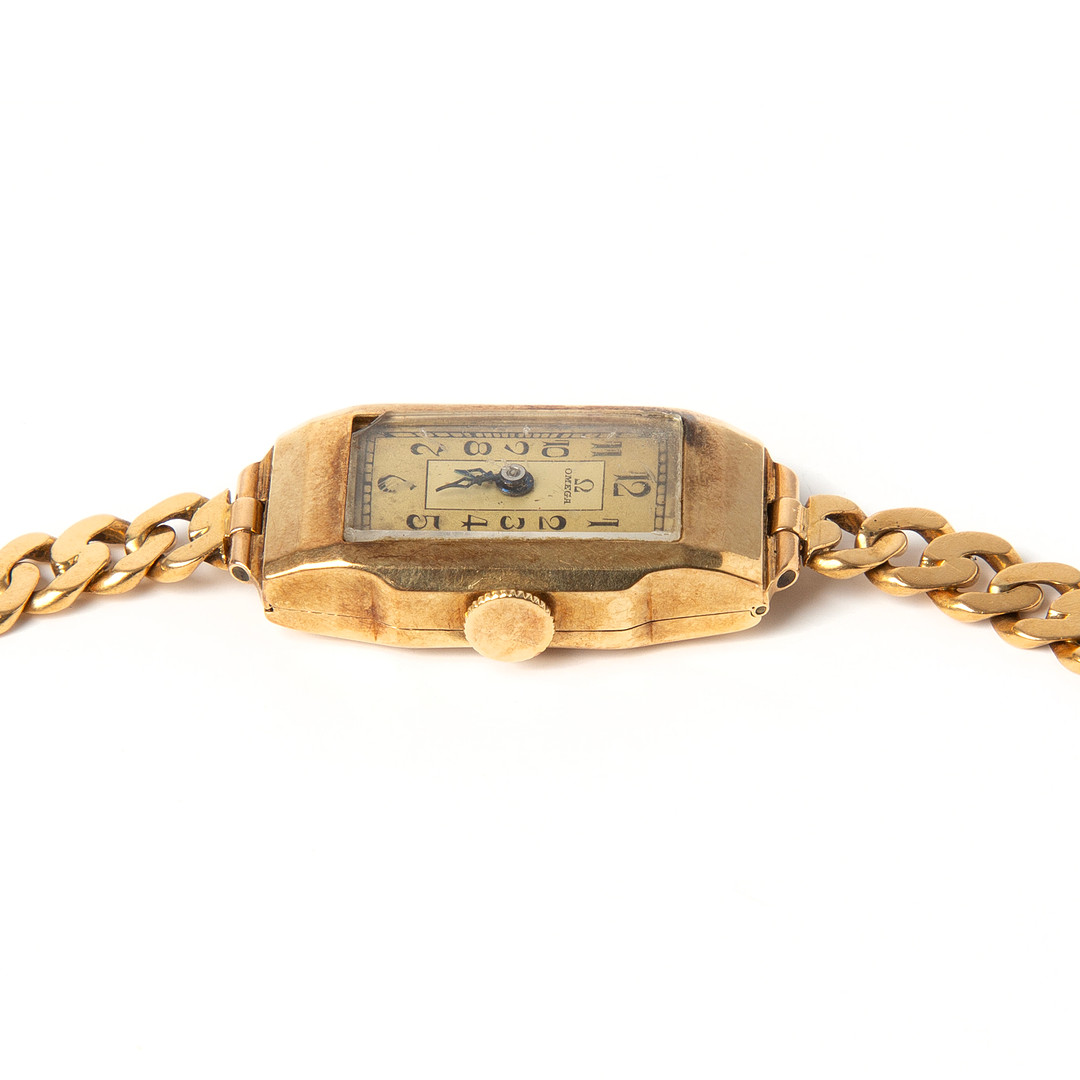 OMEGA, armbandsur, 14K guld, 1930-tal.