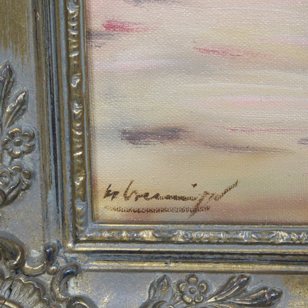HELMUT BREUNINGER. 'Ballerina',Öl auf Leinwand, signiert.