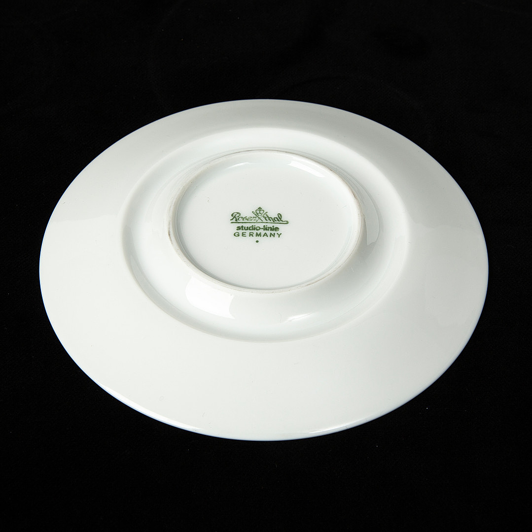 MARIO BELLINI. kaffeservis, porslin, Cupola Platinum Mocka, 10 delar, Rosenthal.