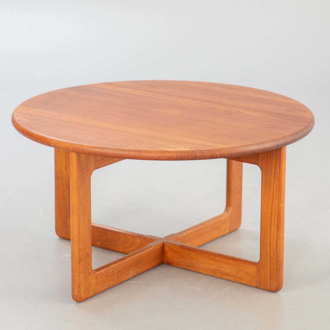 Couchtisch in Teak. 2. Hälfte 20. Jh.