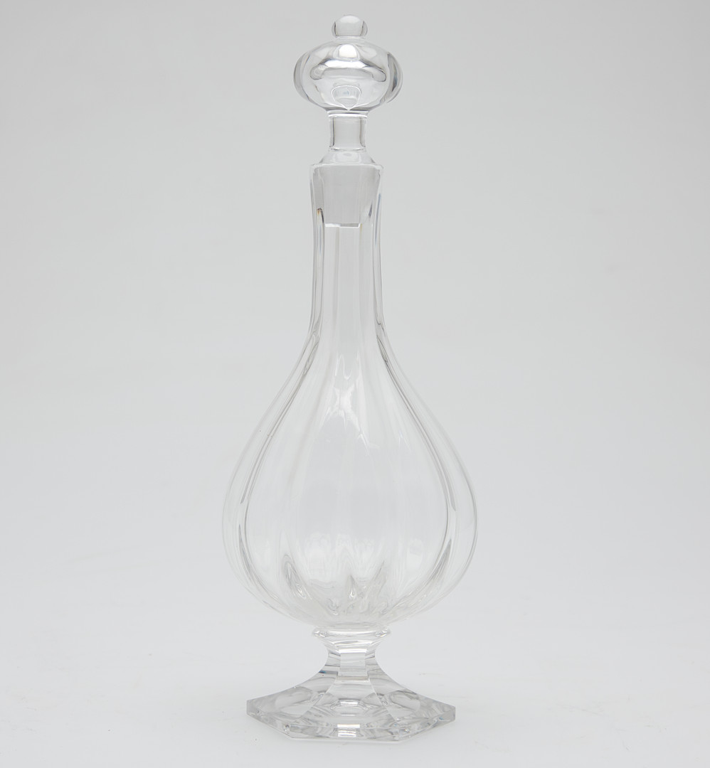 St. Louis, Glas-Karaffe / Dekanter, Kristallglas, 20. Jahrhundert, Frankreich.