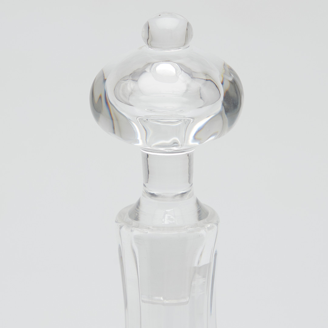 St. Louis, Glas-Karaffe / Dekanter, Kristallglas, 20. Jahrhundert, Frankreich.