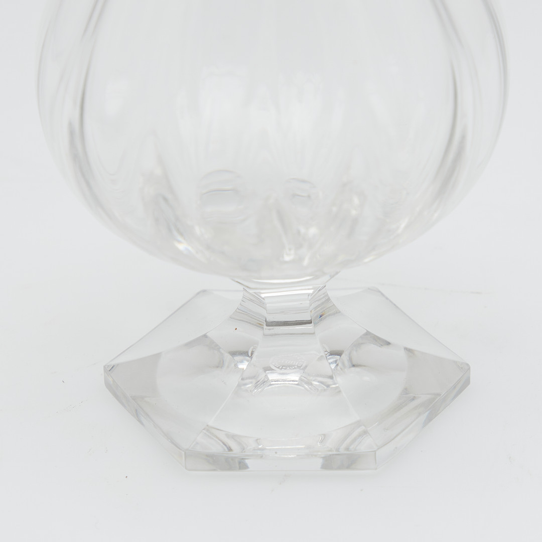 St. Louis, Glas-Karaffe / Dekanter, Kristallglas, 20. Jahrhundert, Frankreich.