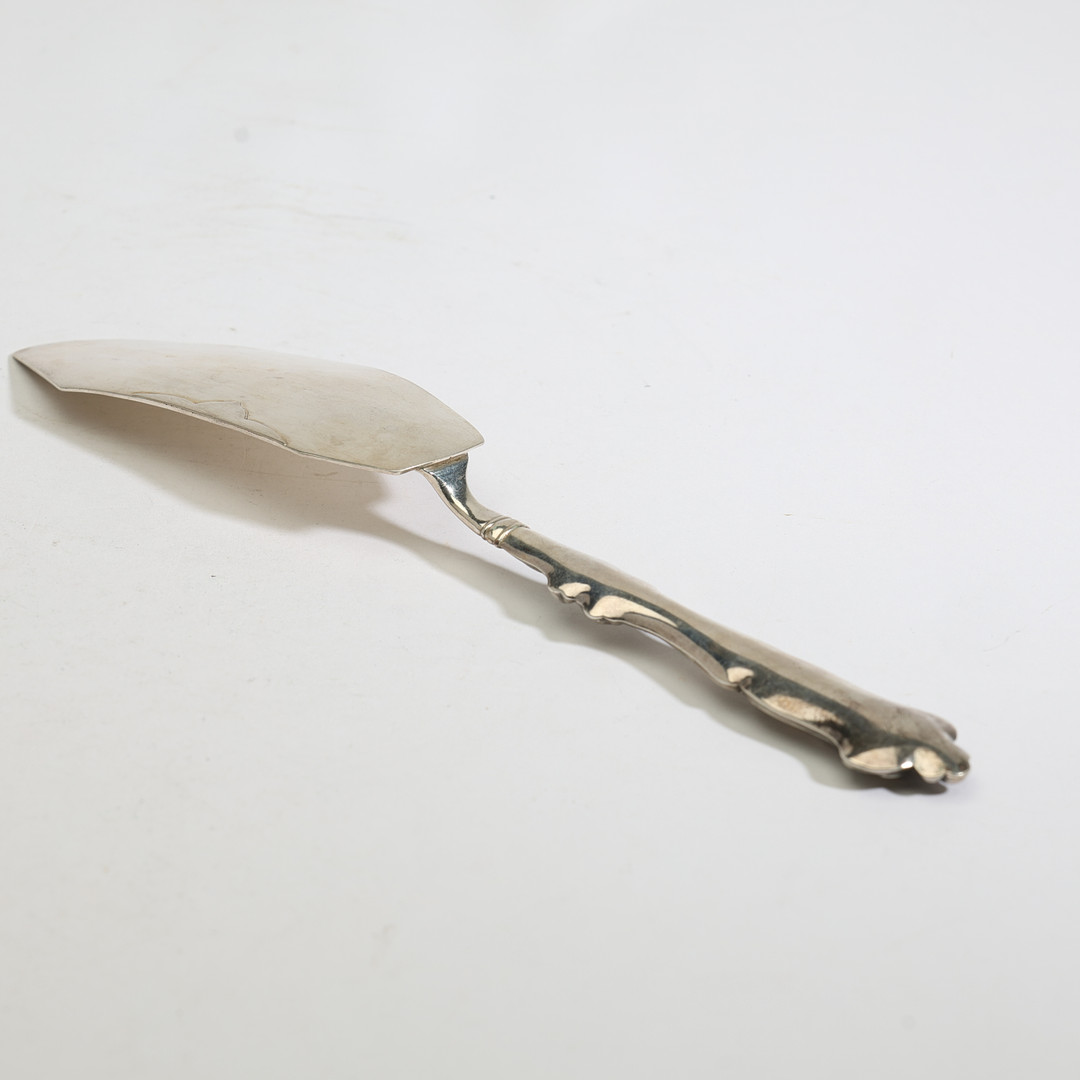 CARL TENGSTEDT (VERKSAM 1819-1862). Fiskspade, silver, Göteborg, 1844.