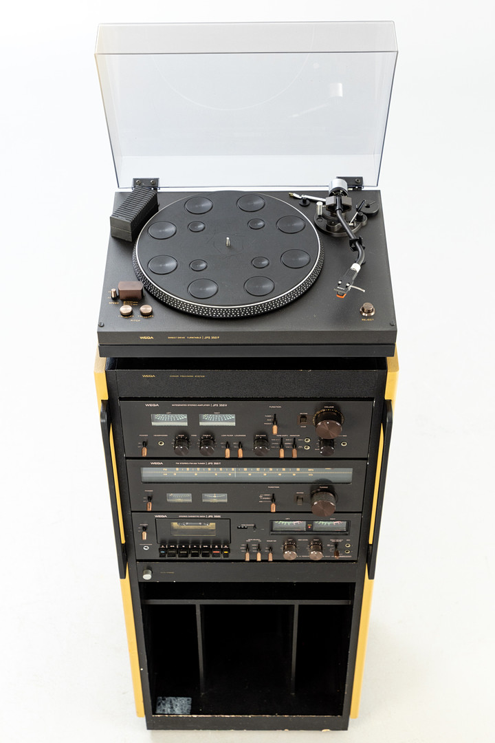 Wega. HiFi Turm / Stereoanlage auf Rollen, 2. Hälfte 20. Jh.