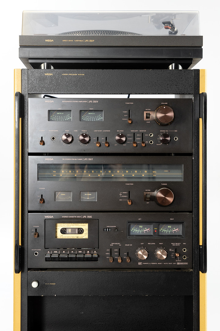 Wega. HiFi Turm / Stereoanlage auf Rollen, 2. Hälfte 20. Jh.