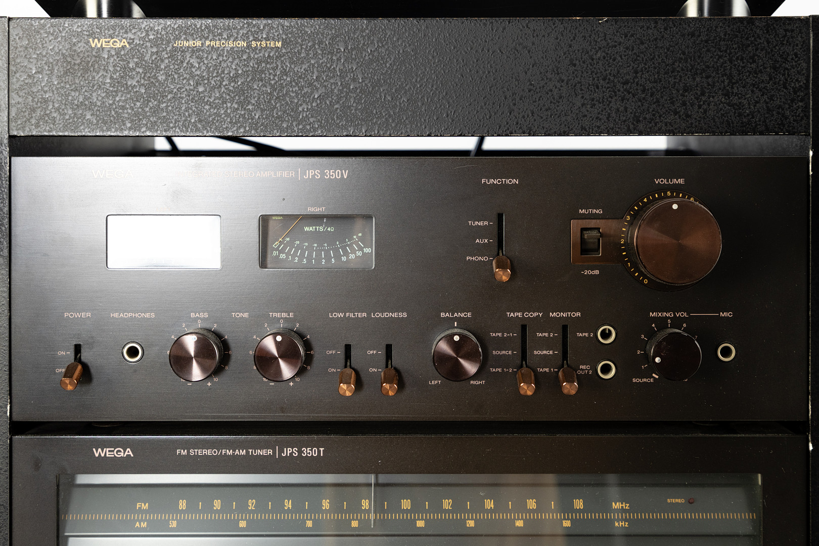 Wega. HiFi Turm / Stereoanlage auf Rollen, 2. Hälfte 20. Jh.