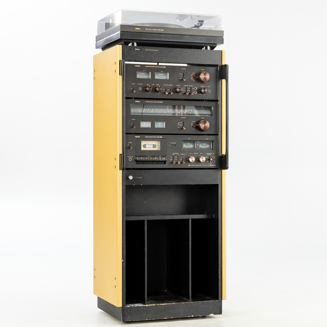 Wega. HiFi Turm / Stereoanlage auf Rollen, 2. Hälfte 20. Jh.