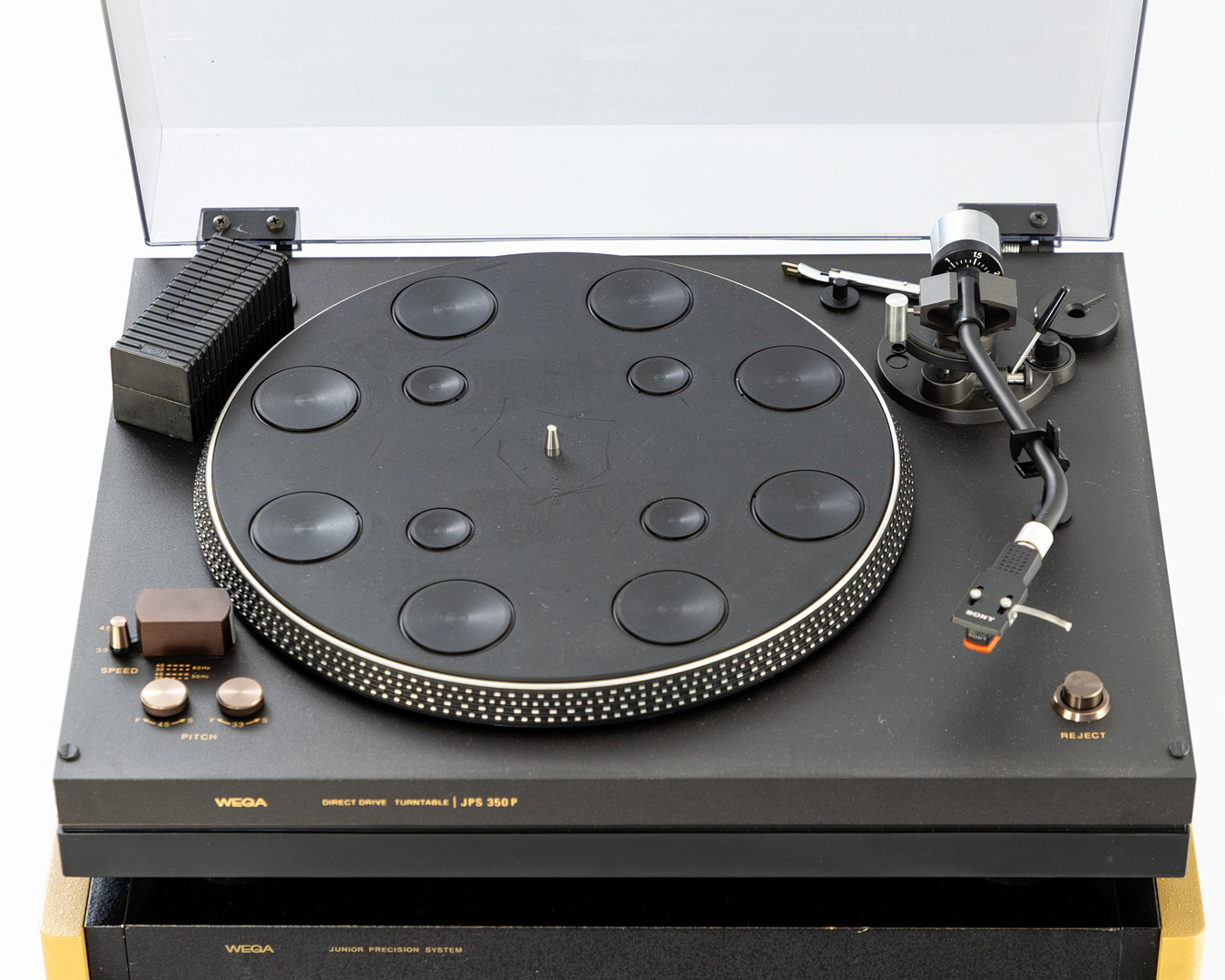 Wega. HiFi Turm / Stereoanlage auf Rollen, 2. Hälfte 20. Jh.