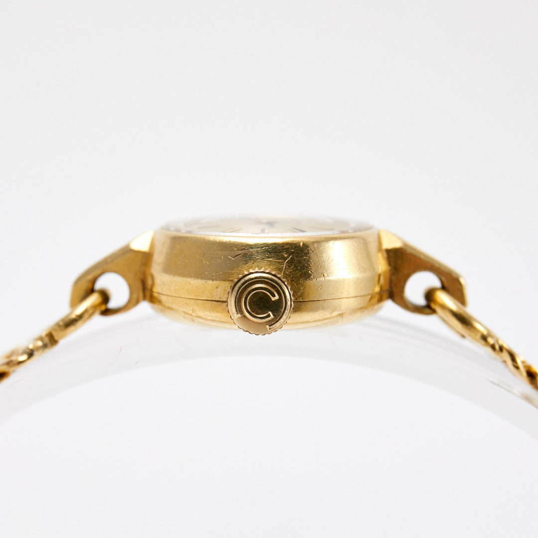 ARMBANDSUR, Certina, 18 k guld boett samt armband, manuellt urverk.