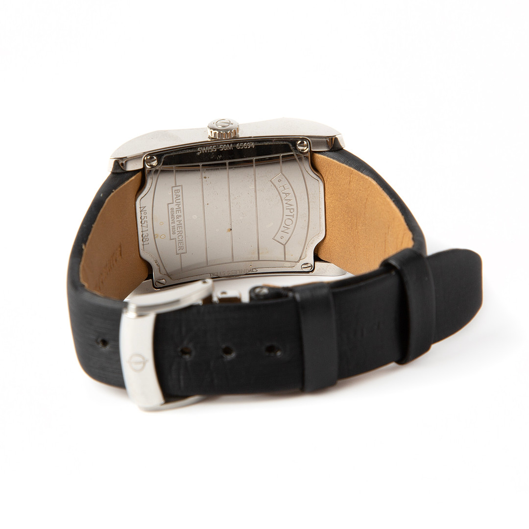 BAUME & MERCIER, armbandsur, Hampton, stål, 2000-tal.