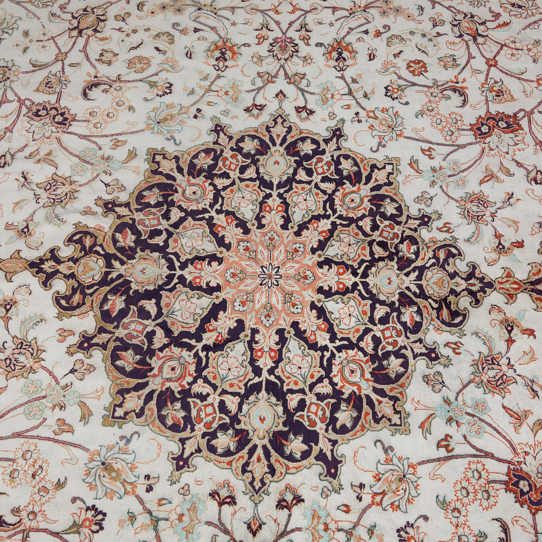 Ghom Teppich / Perserteppich, Seide, Iran.