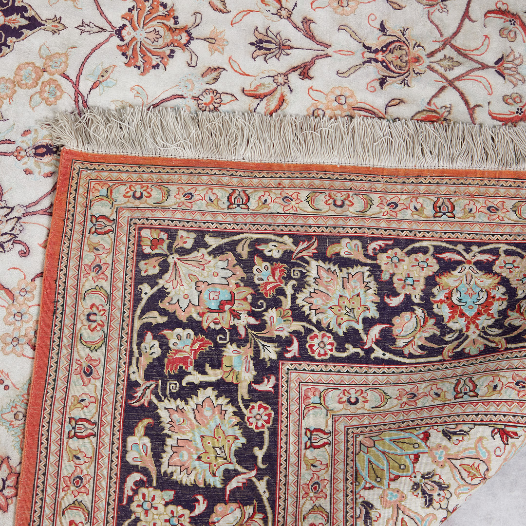 Ghom Teppich / Perserteppich, Seide, Iran.