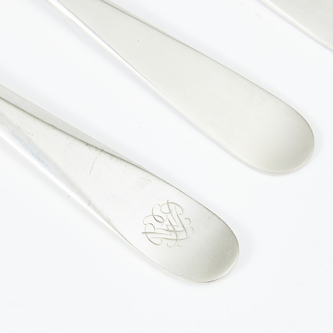 ATELIER BORGILA, fiskgafflar, 14 st, silver, olika årsindex.