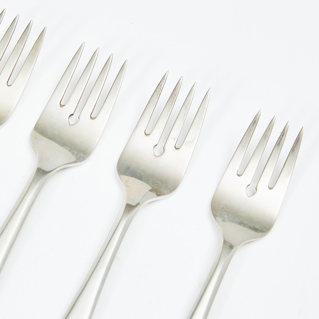 ATELIER BORGILA, fiskgafflar, 14 st, silver, olika årsindex.