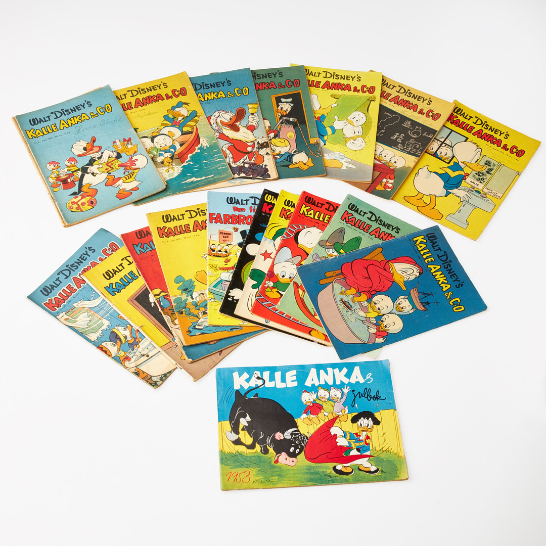 KALLE ANKA TIDNINGAR, 19 st., 1948-1958.