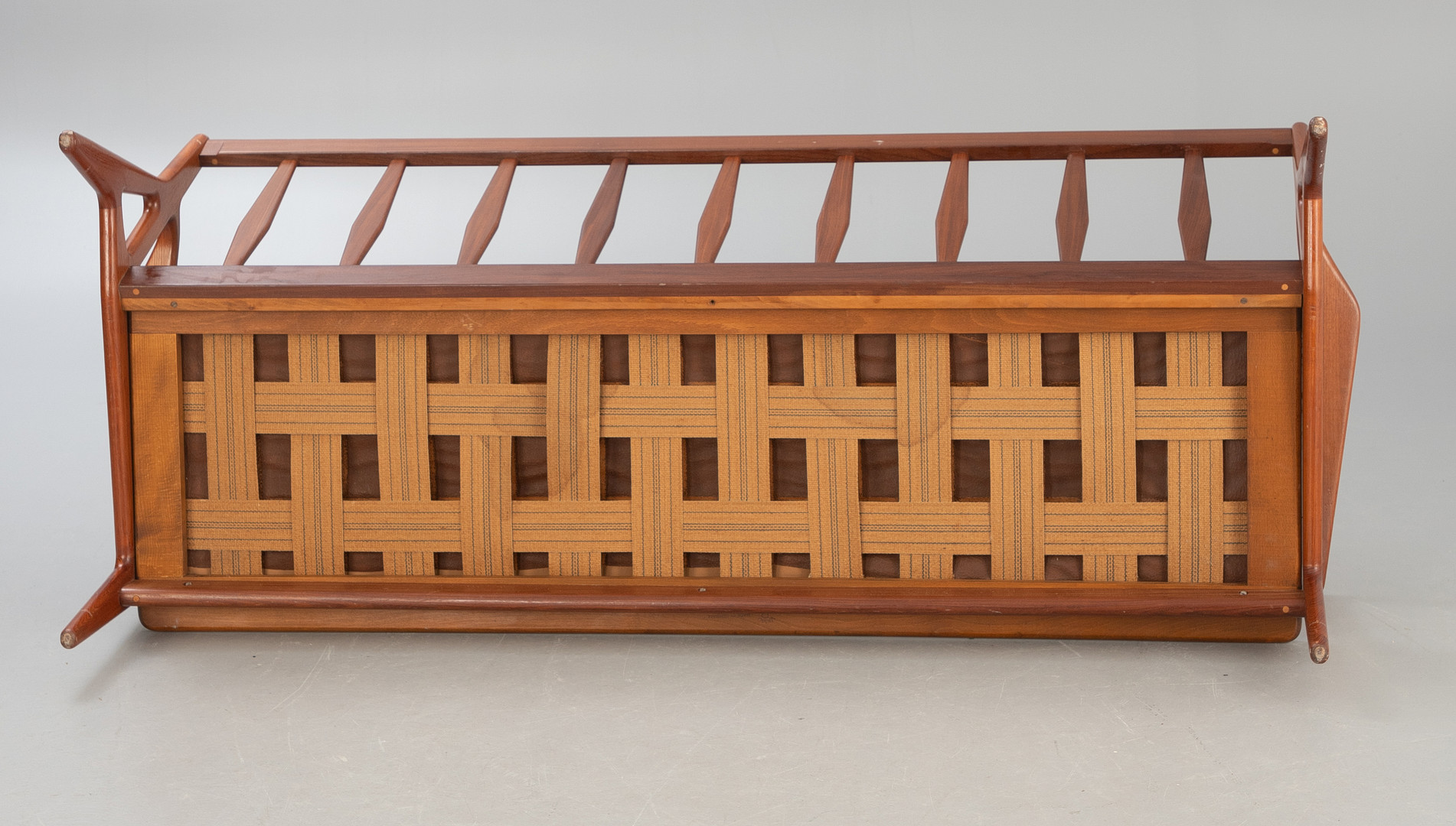 ARNE VODDER. Teak Sofa, 3-Sitzer, Dänemark, 1960er Jahre.