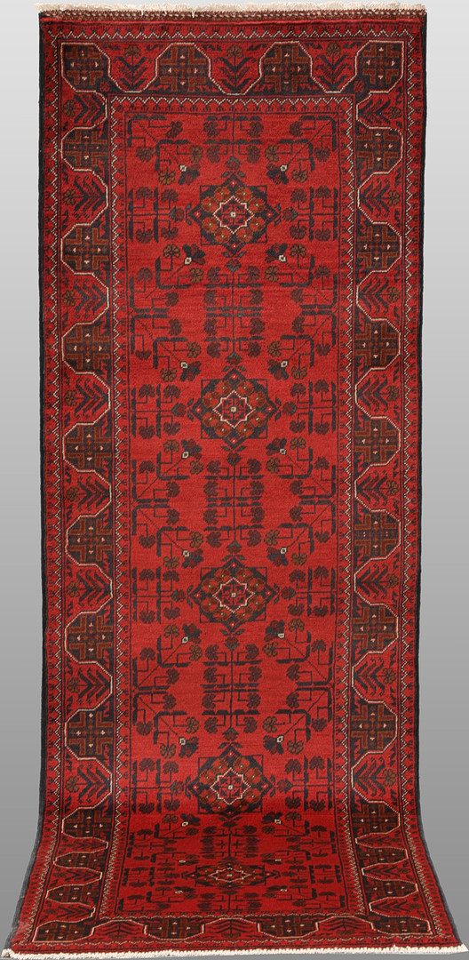 ORIENTMATTA. Afghan gallerimodell fine, 248 x 80 cm.