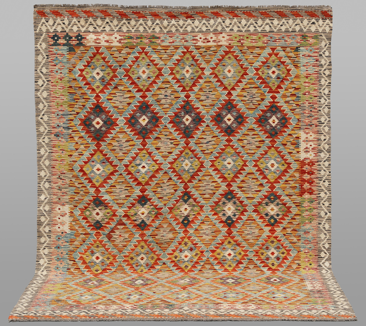 ORIENTMATTA. Kelim klassisk design, 245 x 185 cm.