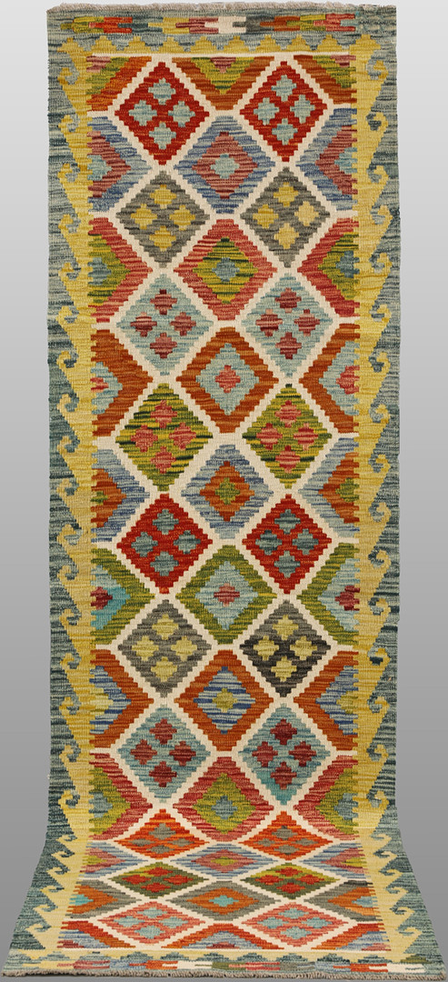 ORIENTMATTA. Kelim klassisk design gallerimodell, ,300 x 81 cm.