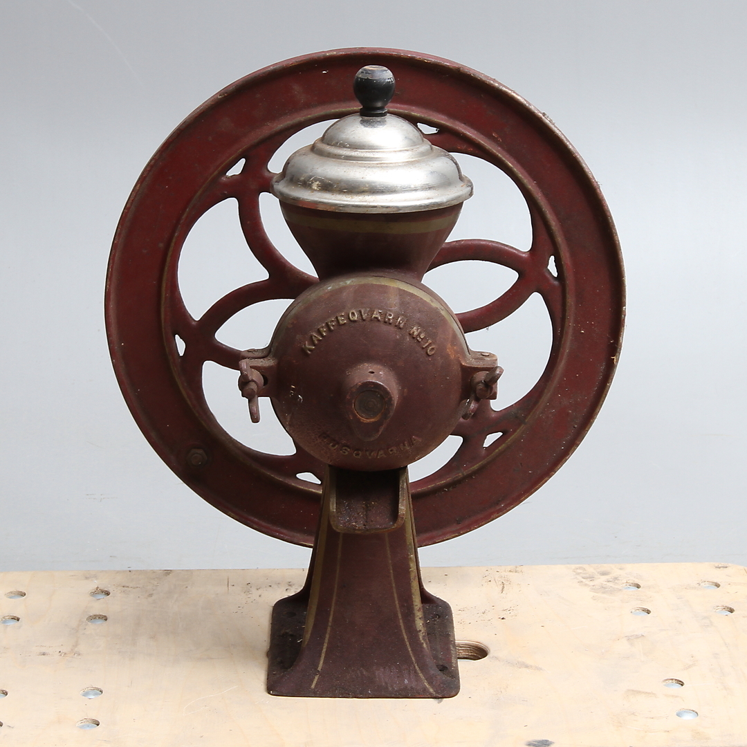 Bilder för 445345. KAFFEKVARN, järn, Husqvarna No 10, tidigt 1900tal