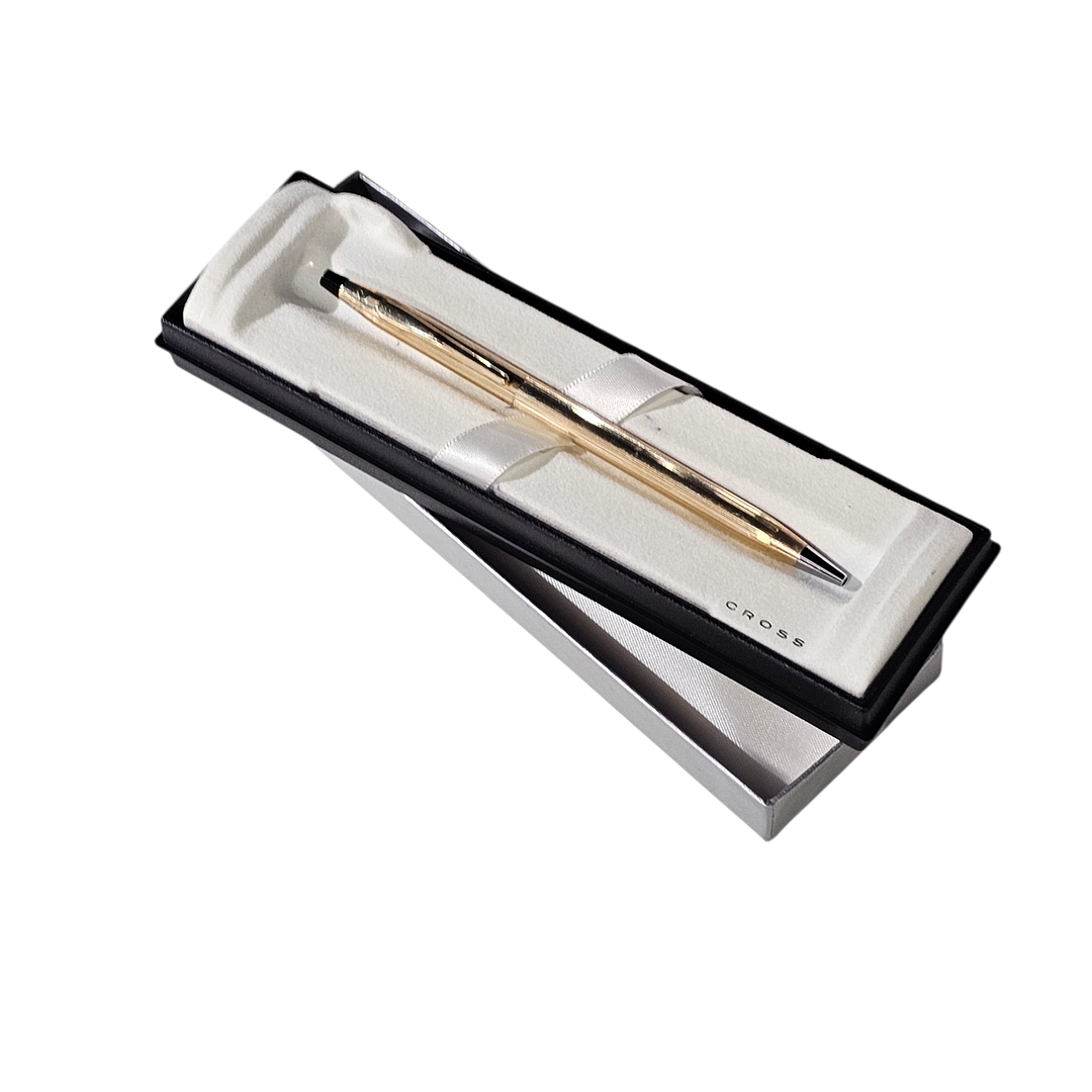 Images for 4658943. CROSS. 12k yellow gold-plated pen. In original case ...