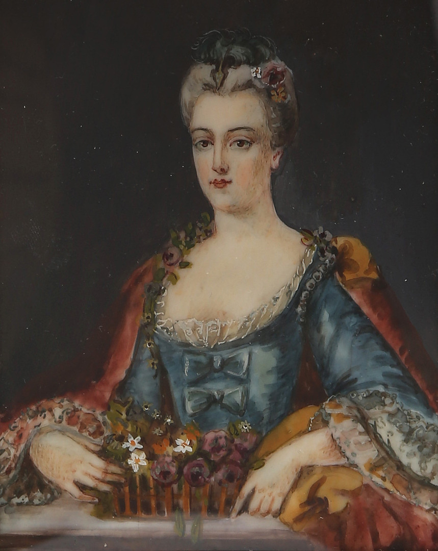 FRENCH SCHOOL, FIRST HALF 20TH CENTURY. 18th Century-like lady.