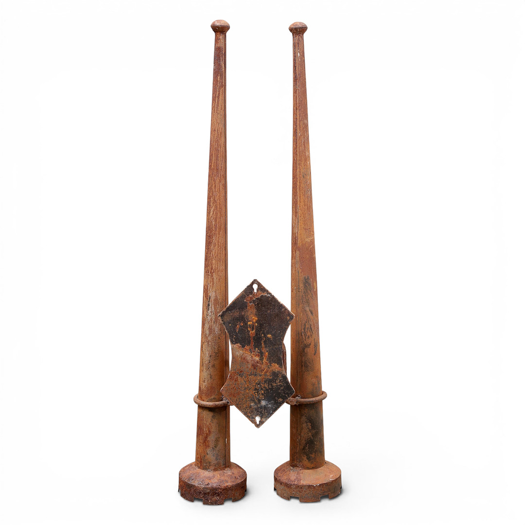 Wrought iron wall lamp, second half of the 20th Century.