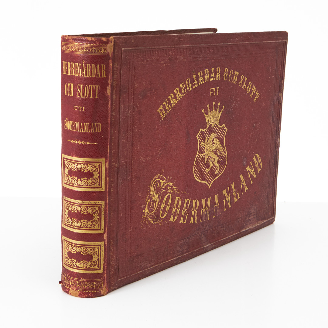 ENEROTH, SÖDERMANLANDS HERRGÅRDAR, VACKRA FÄRGLITOGRAFIER, (1869).