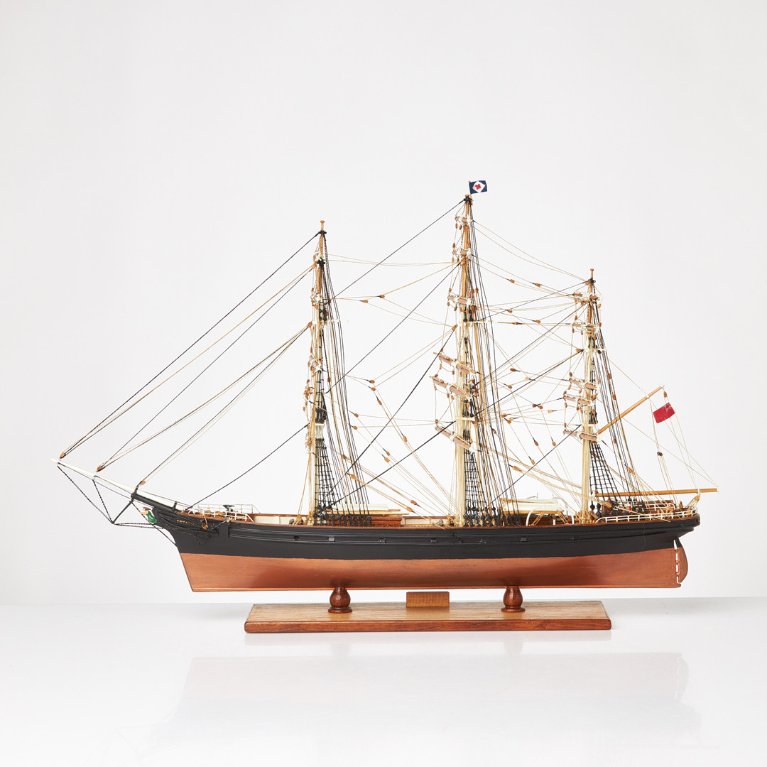 Images for 4790466. SHIP MODEL, “Cutty Sark”, three-masted, painted ...