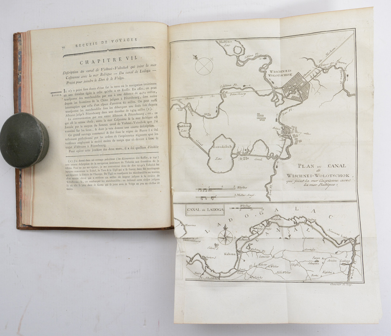 COXE, WILLIAM. Voyage en Pologne, Russie, Suède, Dannemarck, &c, par Mr. Will. Coxe. Traduit de l’anglais, enrichi de notes & des éclairicissémens nécessaires, & augmenté d’un Voyage en Norvège. Par Mr. P. H. Mallet.